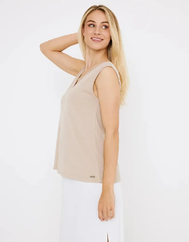 Camiseta Tirantes Beige - Imani