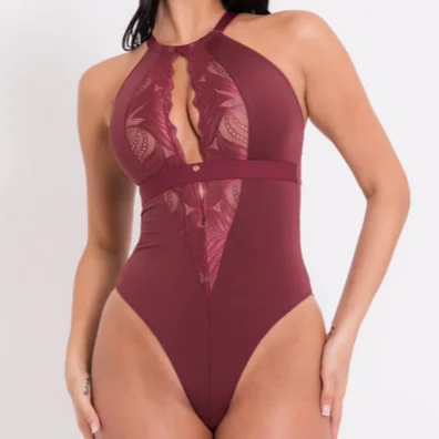 Indulgence Bodysuit ST010704 Oxblood