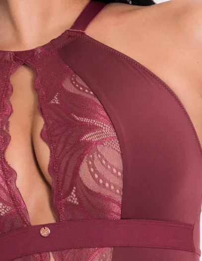 Indulgence Bodysuit ST010704 Oxblood