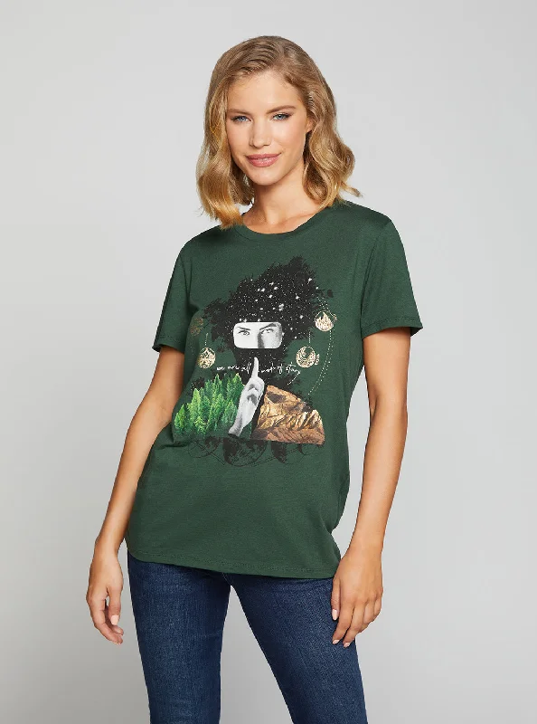 Eco Green Made Of Stars T-Shirt