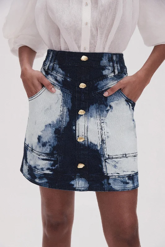 Enigma Denim Mini Skirt