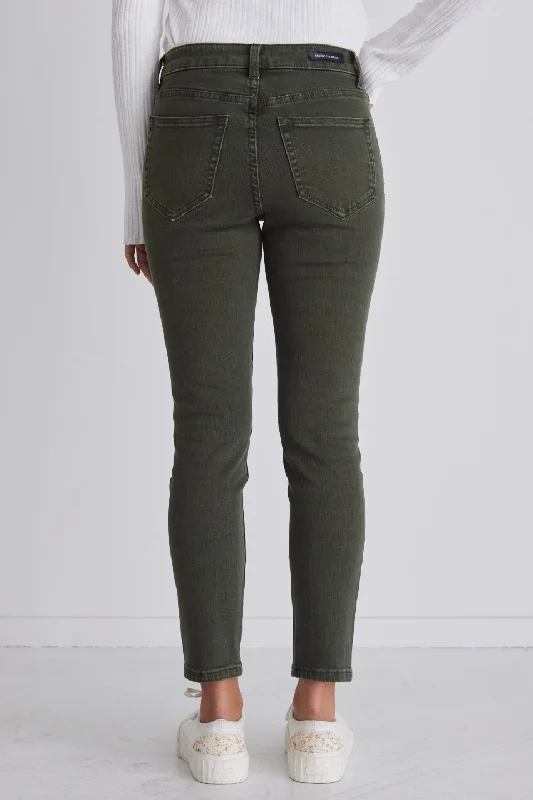 Harper Vintage Khaki Knee Dart Denim Jean