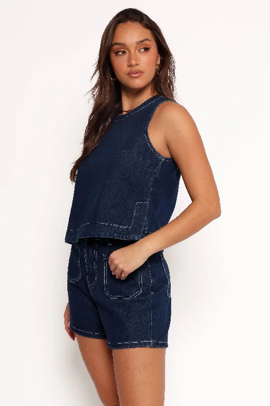 Levi Top - Dark Denim