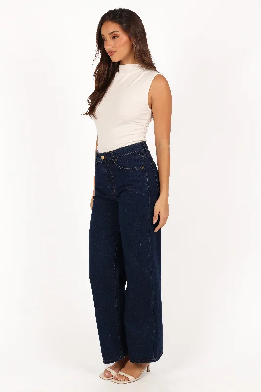 Monaco Wide Leg Jean - Indigo