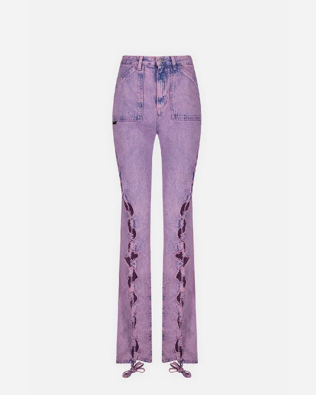 Peony Cutout Pants