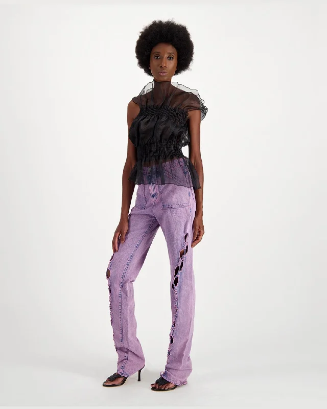 Peony Cutout Pants