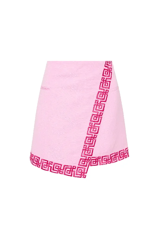 Voyager Embroidered Mini Skirt