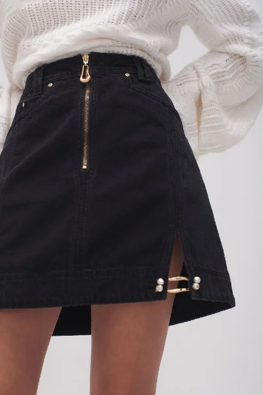 Willa Denim Mini Skirt