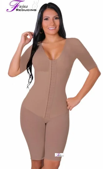 BODY SHAPER MID SLEEVE with BRA. Faja con Mangas y Brasier