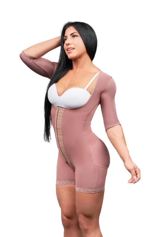 BRALESS BUTT LIFTER BODY SHAPER W/SLEEVES REF. MARGIET