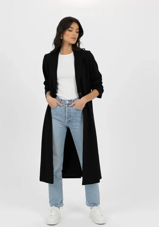 Humidity Madison Coat- Black