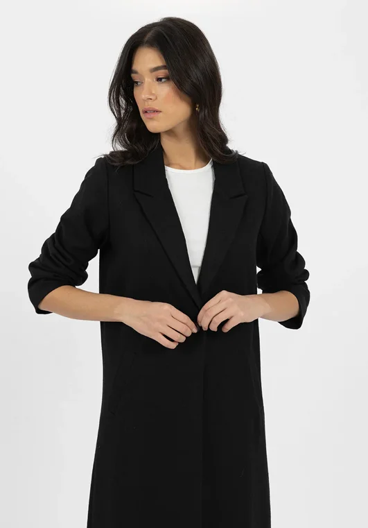 Humidity Madison Coat- Black