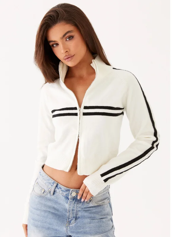 Training Season Zip Jacket - White