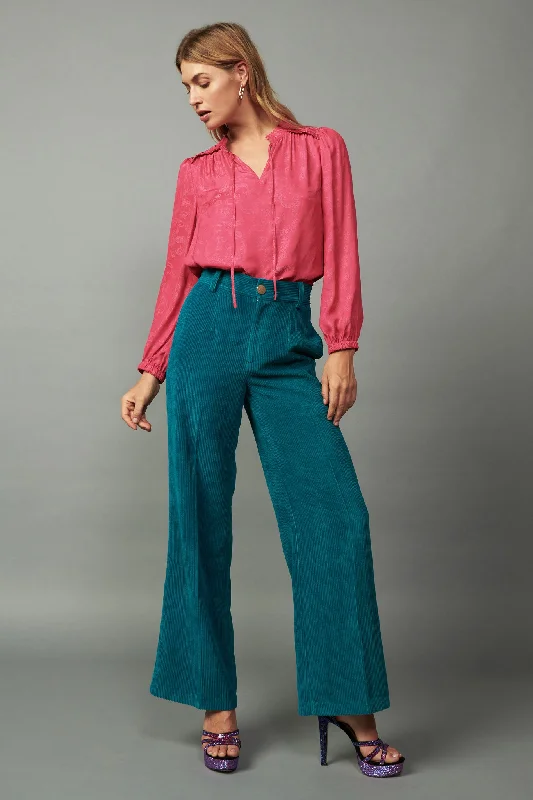 Corduroy Wide Leg Pants