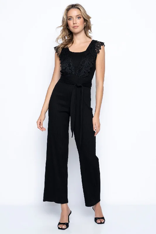 Lace Trim Jumpsuit