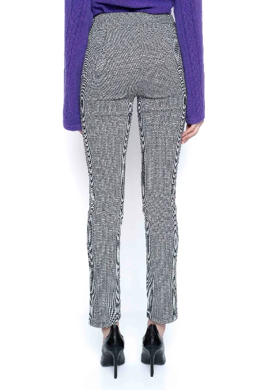 Wave Jacquard Pull-On Slim Leg Pants