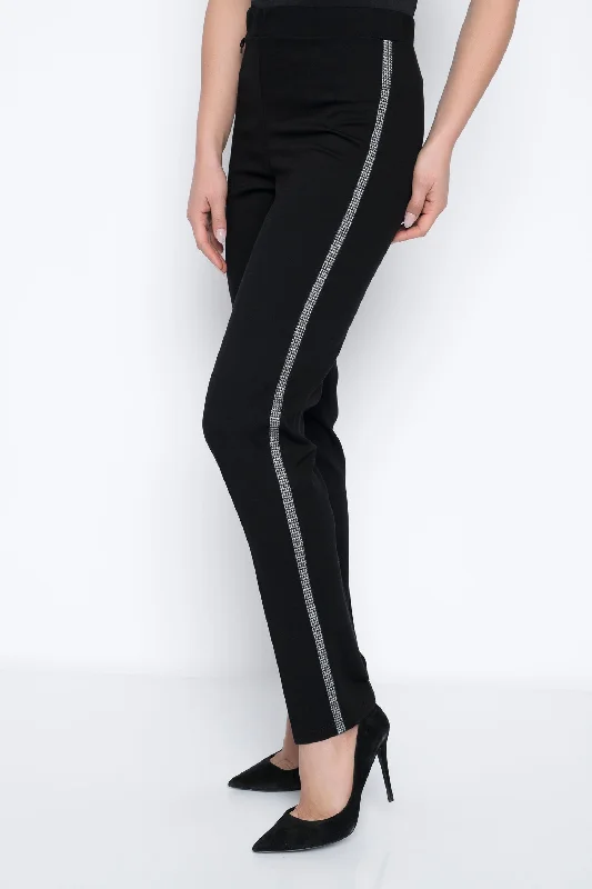 Side Trim Slim Leg Pants