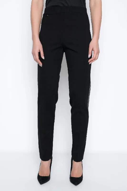 Side Trim Slim Leg Pants