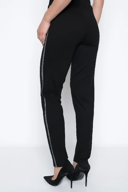 Side Trim Slim Leg Pants