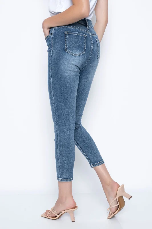 Stone Embellished Jeans