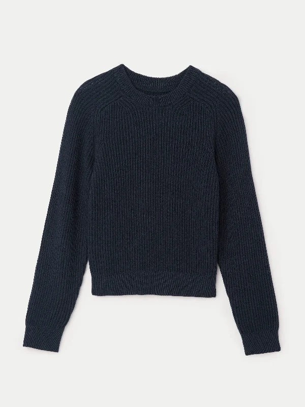 The SeaCell™ Boxy Sweater in Space Blue