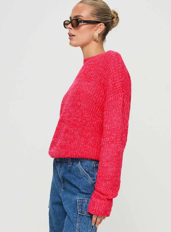 Bae Sweater Pink/Red